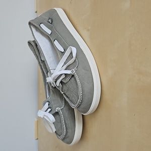 Roxy textile canvas women's boat shoes